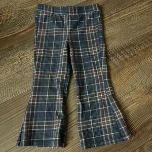 12-18 month plaid bell bottom pants